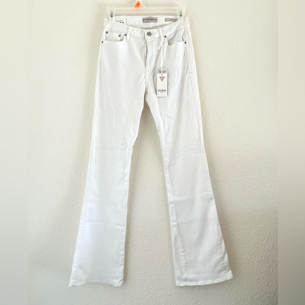 GUESS Flare White Jeans